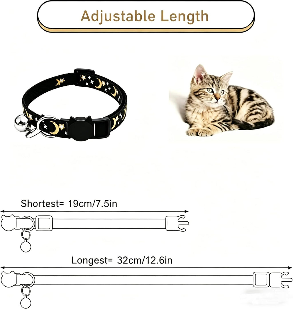 Detailed shot of the kitten-shaped quick-release breakaway safety buckle on the Dhgate adjustable pet collar.