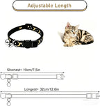 Detailed shot of the kitten-shaped quick-release breakaway safety buckle on the Dhgate adjustable pet collar.