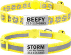 TagME cat safety collar demonstrating the automatic breakaway release