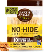 Earth Animal No Hide Stix - Long Lasting Rawhide Free Small Dog Chews Sticks, Chicken - 10 Count - Image 9