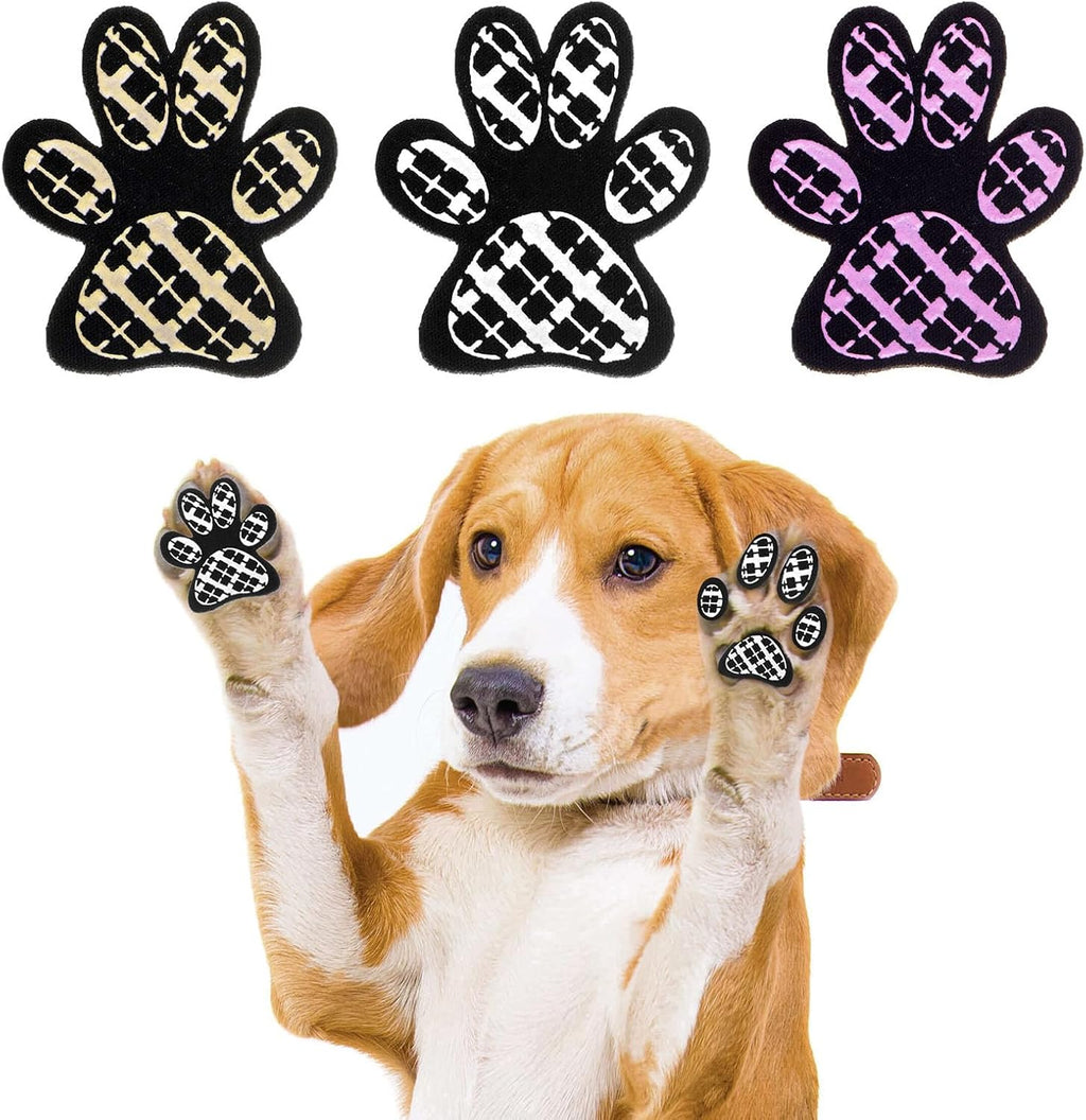 BEAUTYZOO Dog Paw Protector Anti-Slip, Paw Pads for Dogs Traction On Hardwood Floors, Paw Stickers for Hot/Cold Pavement for Senior Dogs, Shoes Boots Socks Replacement, 6 Sets (24 pcs) L - Image 9