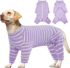 Kuoser Recovery Suit for Medium Dogs After Surgery, Long Sleeve Dog Surgery Recovery Suit, Dog Onesie for Abdominal Wounds Skin Disease, Green M - Image 15