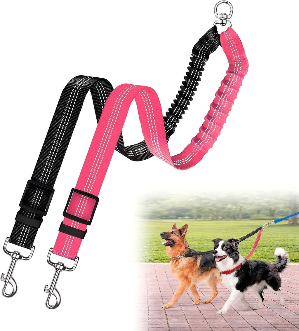 Caldzur professional no tangle double dog extension for outdoor walking