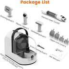 Ubrobo PG10 pet hair vacuum home cleaning tools in action.