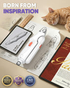 USB charging port detail on Catpick pet trimmer