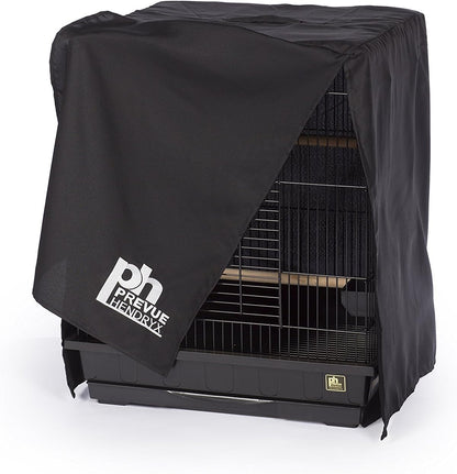Prevue Pet Products Model 12502 black nylon fabric texture and embroidered logo detail.