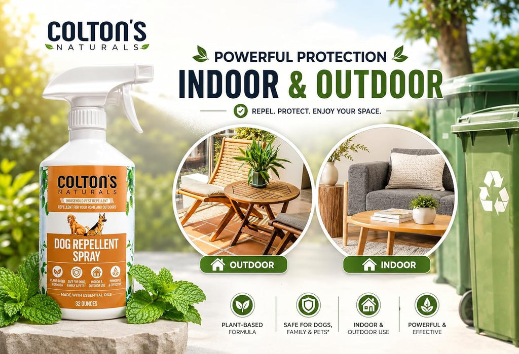 Colton's Naturals 100 percent natural dog deterrent spray bottle