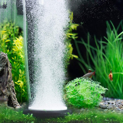 Hygger aquarium air stone front view nano bubble diffuser kit