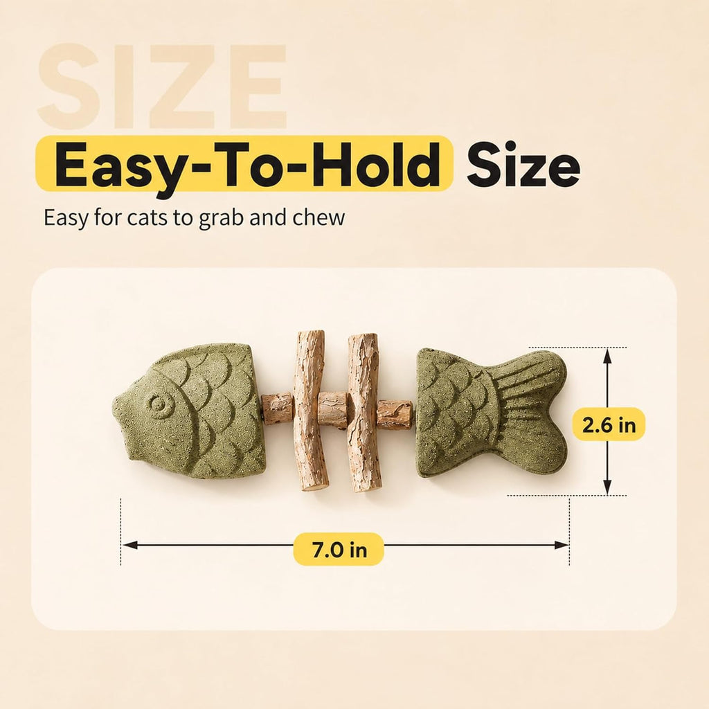 Natural plant-based ingredients cat chew sticks for oral care