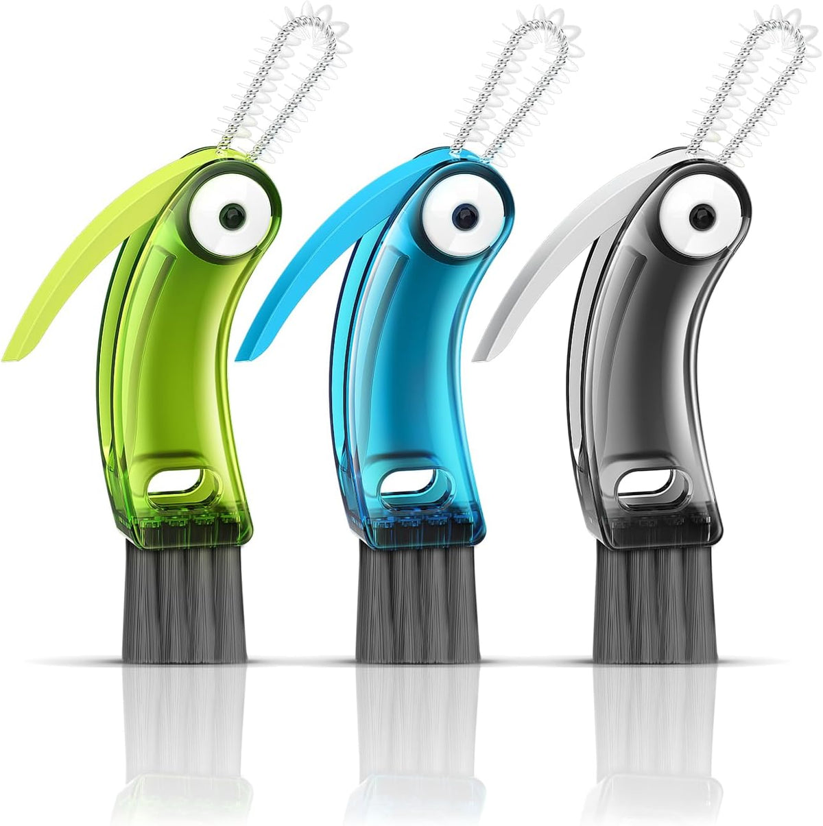 Fwomucl 3 in 1 cup lid cleaning brush set front view