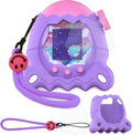 JCHPINE silicone cover case for Tamagotchi Paradise front view in purple