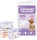Pet Soft Female Dog Diapers - Disposable Doggie Diapers with Wetness Indicator, Puppy & Cat Diaper Super Absorbent, Fit for Female Dog in Heat or Incontinence, 40pcs (XXS, Mixed) - Image 14