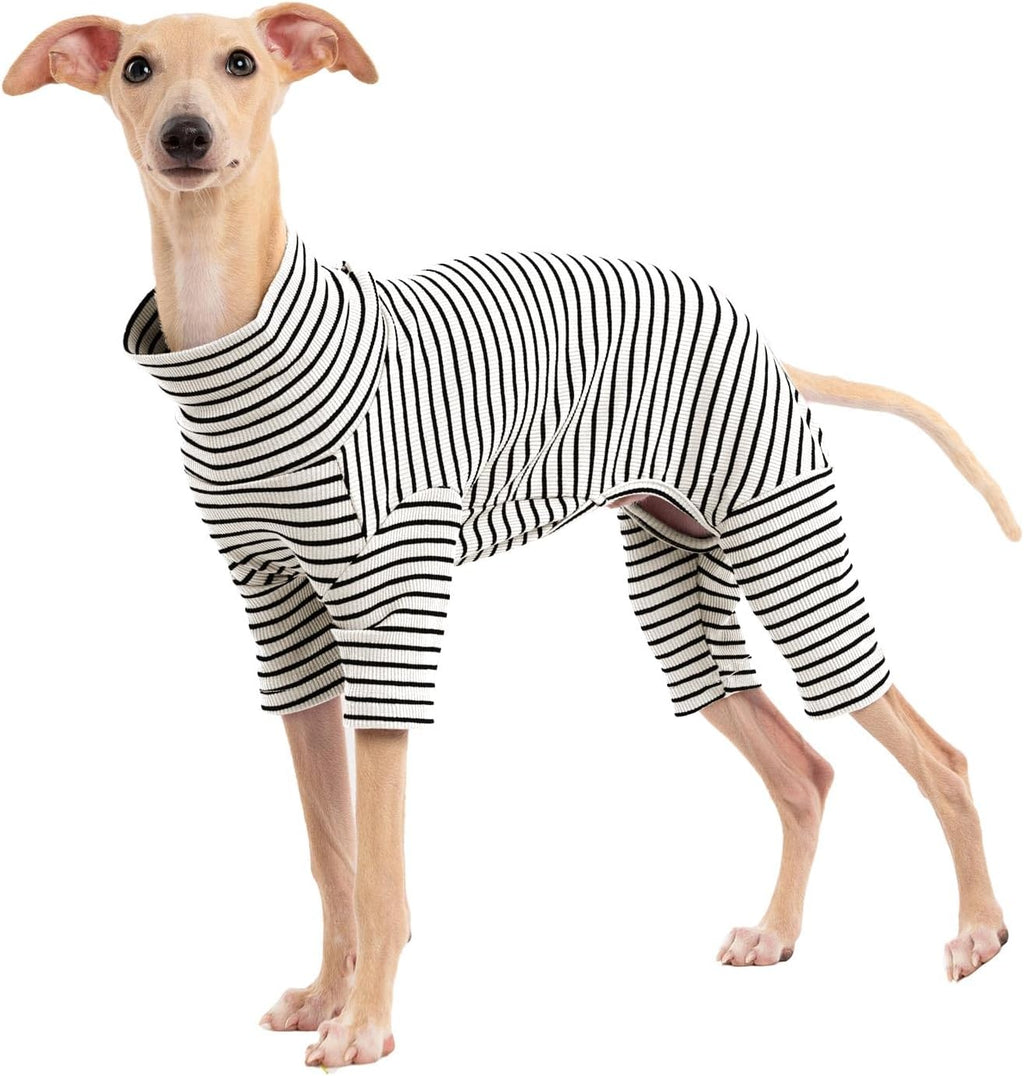 Dog Sweaters for Small Dogs Girls Boys, Striped Pet Sweaters for Fall Winter Dog Clothes, Turtleneck Pullover Knitwear for Small Medium Large Dogs - Image 9