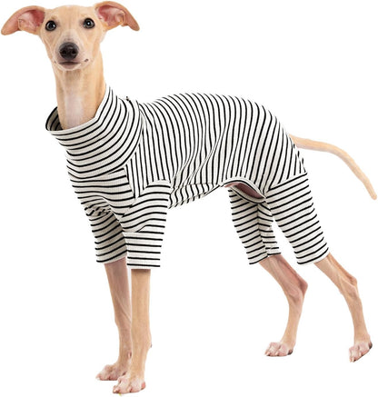Dog Sweaters for Small Dogs Girls Boys, Striped Pet Sweaters for Fall Winter Dog Clothes, Turtleneck Pullover Knitwear for Small Medium Large Dogs - Image 9