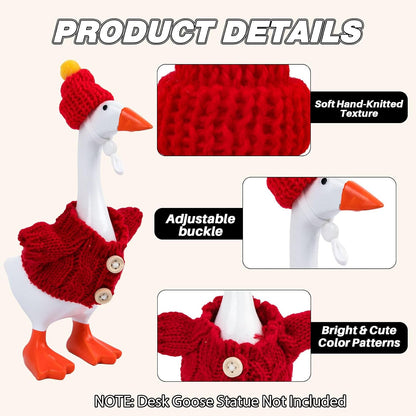 Six sets of premium cotton yarn miniature sweaters tailored for magnetic goose key holders