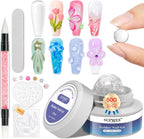 Supwee 3D nail builder gel jar front view