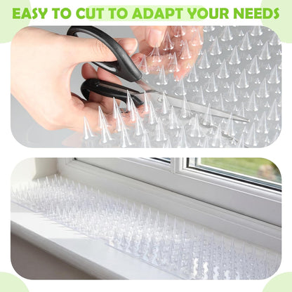 Human hands placing Teyva Daily deterrent mat on a sofa surface