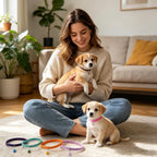 Whaline adjustable hook and loop pet bands