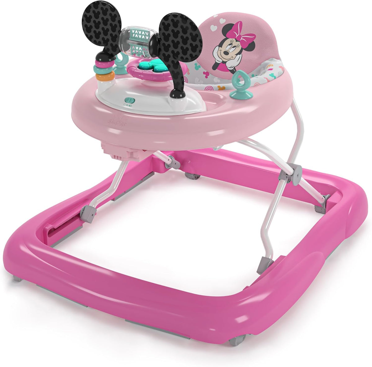 Bright Starts Disney Baby Minnie Mouse walker front view