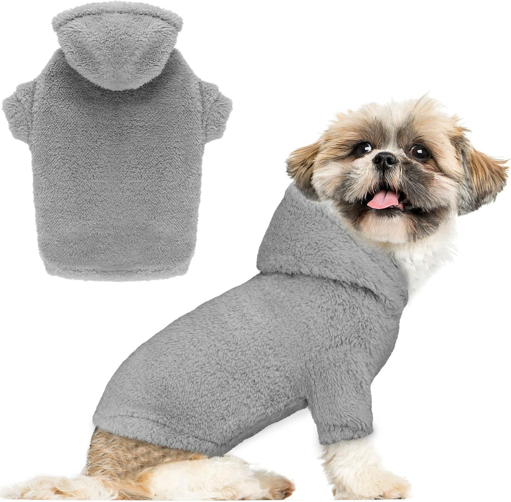 Fuzzy Dog Sweaters for Large Dogs Pet Hoodie Clothes Warm Soft Pet Coats Hooded Sweatshirt Dog Hoodie for Large Dogs(Pink-L) - Image 12