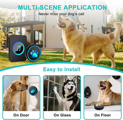 Package contents of Yoiilifee smart dog doorbell system
