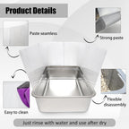 Close up of Yoiles PVC litter box protector material