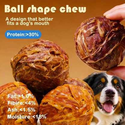 Olsdeeool pet dental cleaning snacks showing duck meat coating