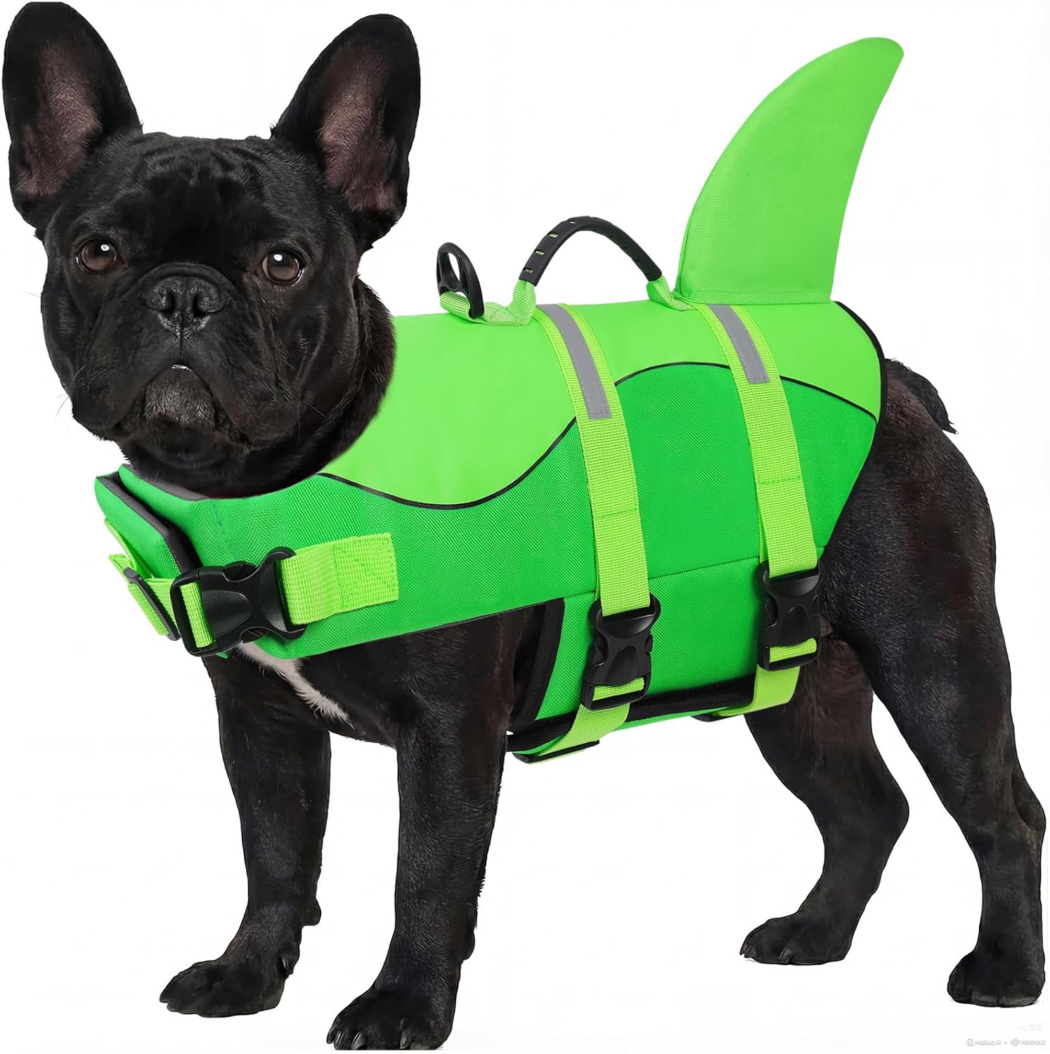 ASENKU Dog Life Jacket - Pet Safety Vest for Swimming & Boating, Shark Life Jacket with Floatation, Dog Lifesavers Swimsuits for Small Medium Large Dogs (RedFlag, XL) - Image 13