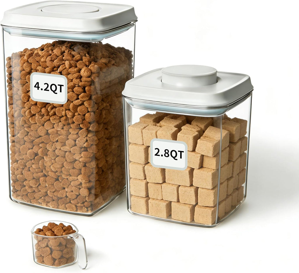 Ankou kibble storage container holding dry pet food