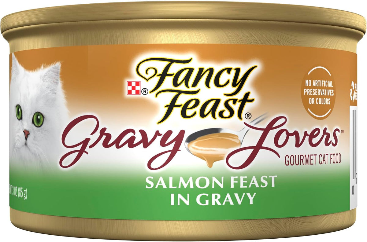 Purina Fancy Feast Seafood Classic Pate Variety Pack, 3 oz Cans, 30-Pack - Image 12