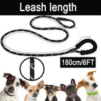 Premium quality USA imported nylon climbing rope leash for pet behavioral training