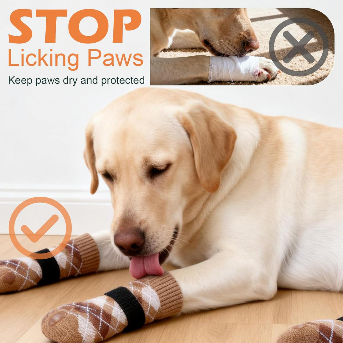 Expawlorer dog socks showing breathable fabric texture