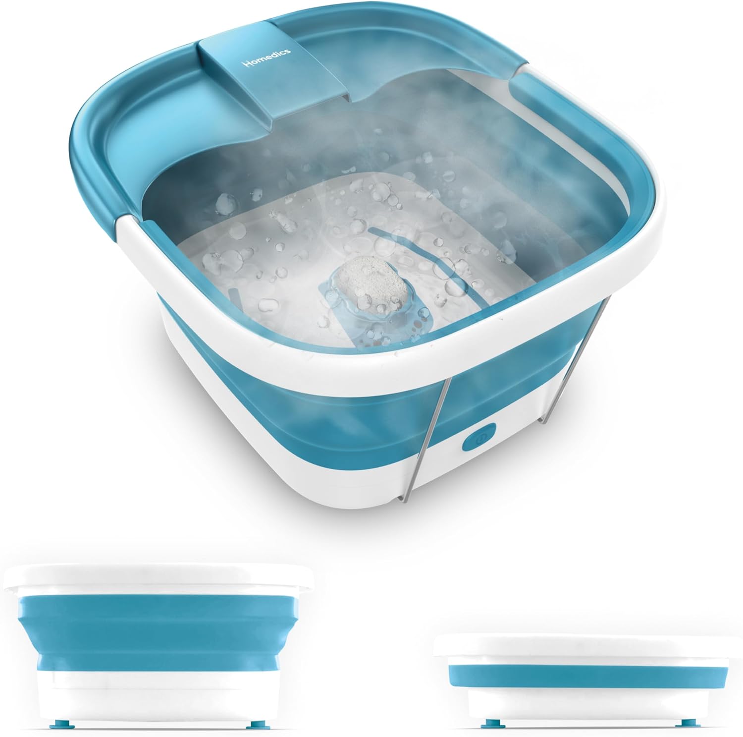 Homedics Smart Space Bubble Mate Collapsible Foot Spa front view