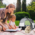 Wildox lightweight bird travel cage open with removable tray