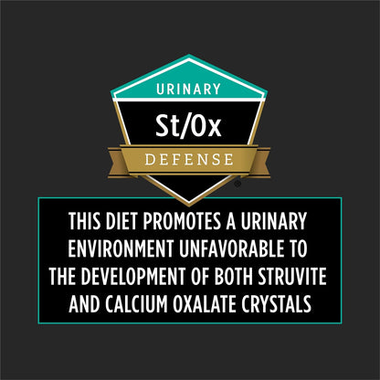 Back label of Purina Vet Diets EN Gastroenteric dry cat food detailing nutrient absorption features