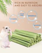 Organic small animal chew treats for rabbit dental health maintenance