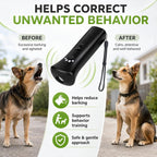Rechargeable pet gentle behavior corrector showing the USB charging port setup