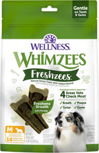 Wellness WHIMZEES Brushzees Natural Dog Dental Treat, VOHC Accepted Chews, Freshens Breath, Extra-Small Size, 4.2 oz Bag, 16 Count - Image 13