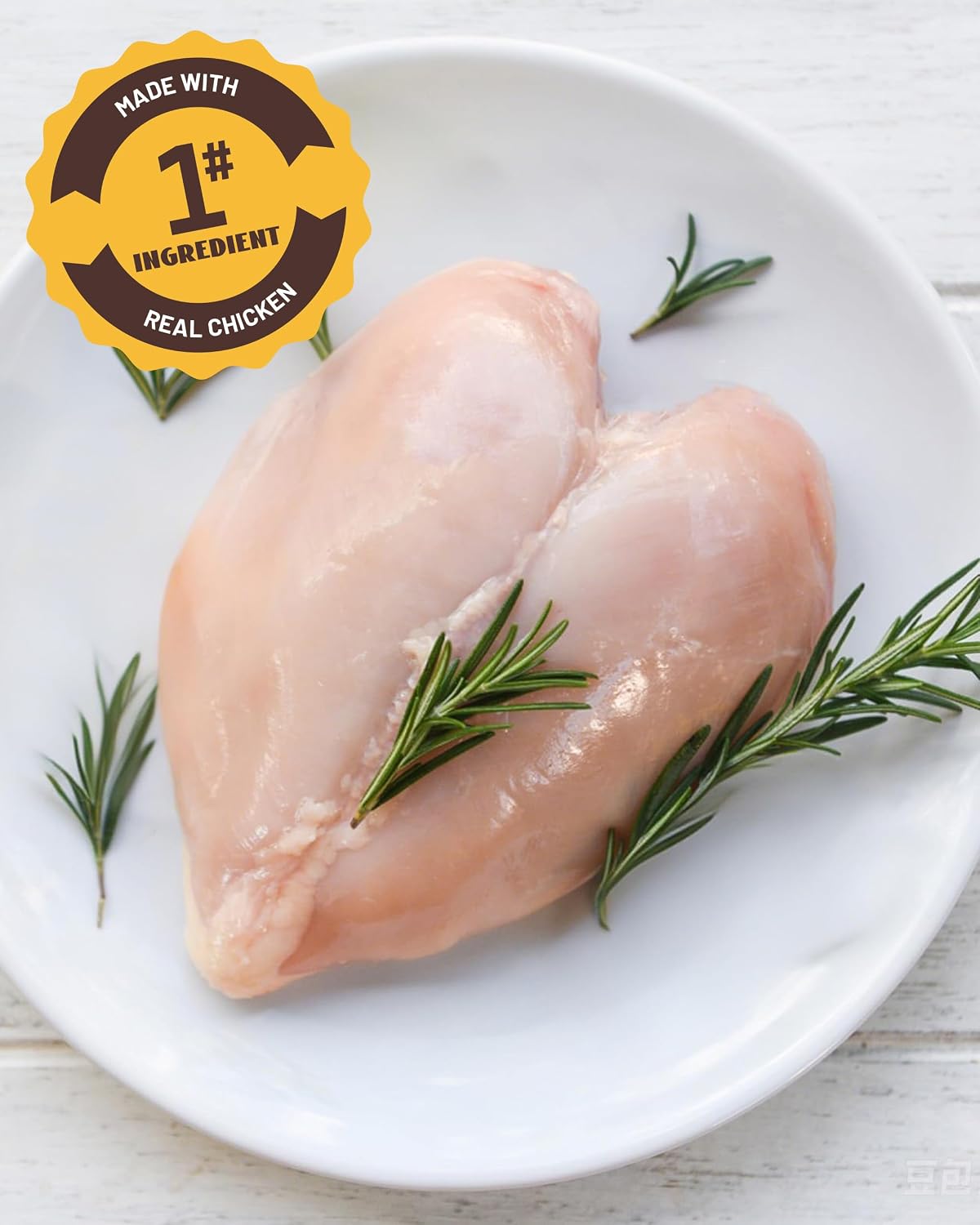 PAWUP natural chicken jerky strips for small dogs
