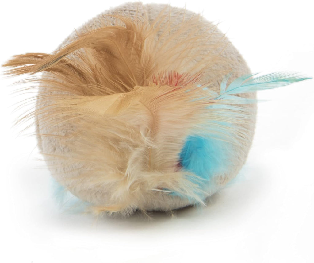 SmartyKat plush sound toy shown in a lifestyle play setting