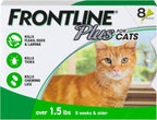 FRONTLINE Plus Flea & Tick Spot Treatment for Cat & Kitten (Green) Count of 3 - Image 9