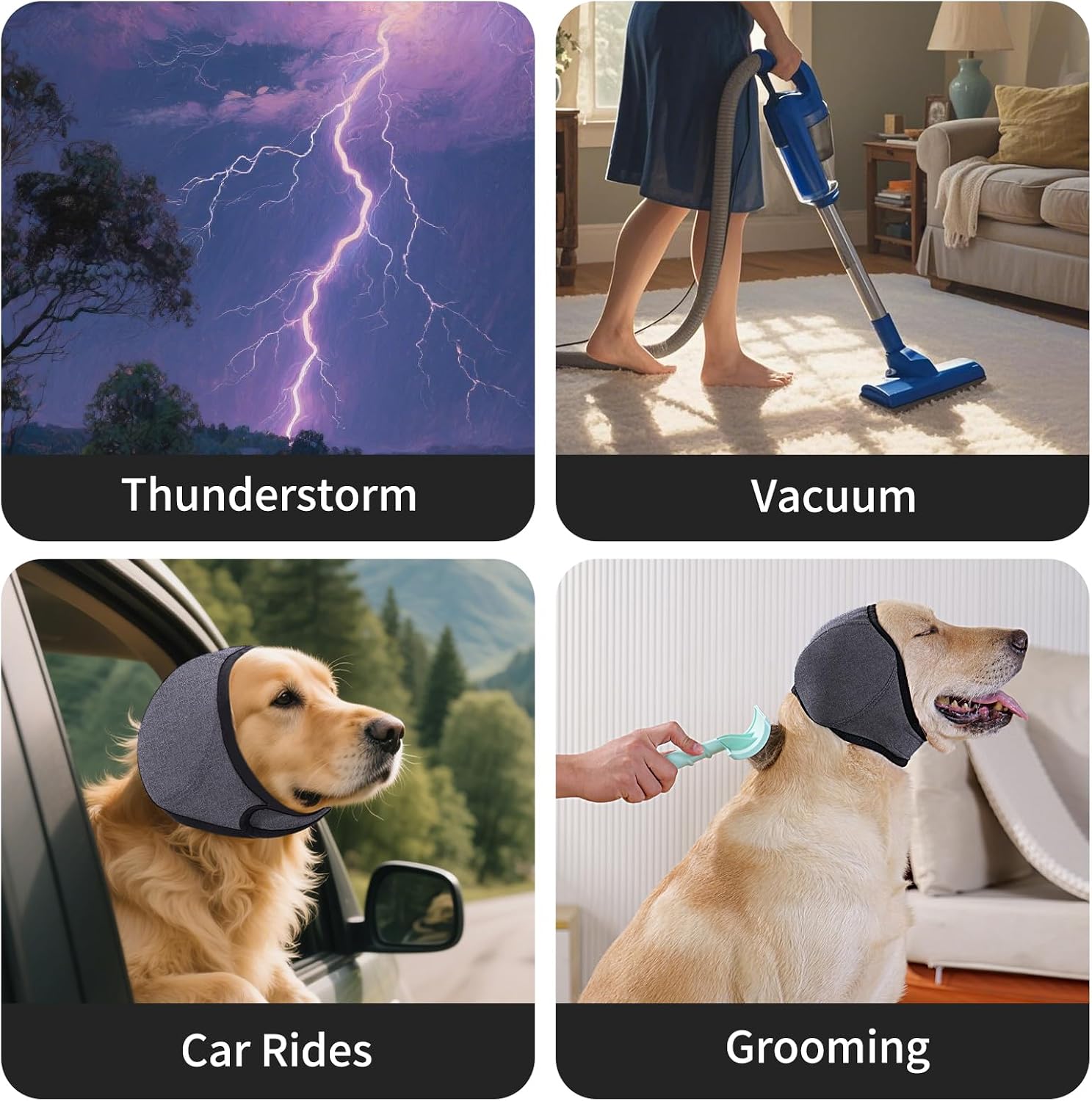 Lianzimau dog ear protection for anxiety and thunderstorms