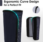 TAILNERY dark blue horse mesh leggings set of four displayed flat