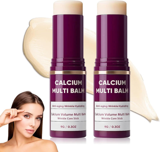 Maggidea Calcium Multi Balm front view showing the twin pack anti aging skincare sticks.