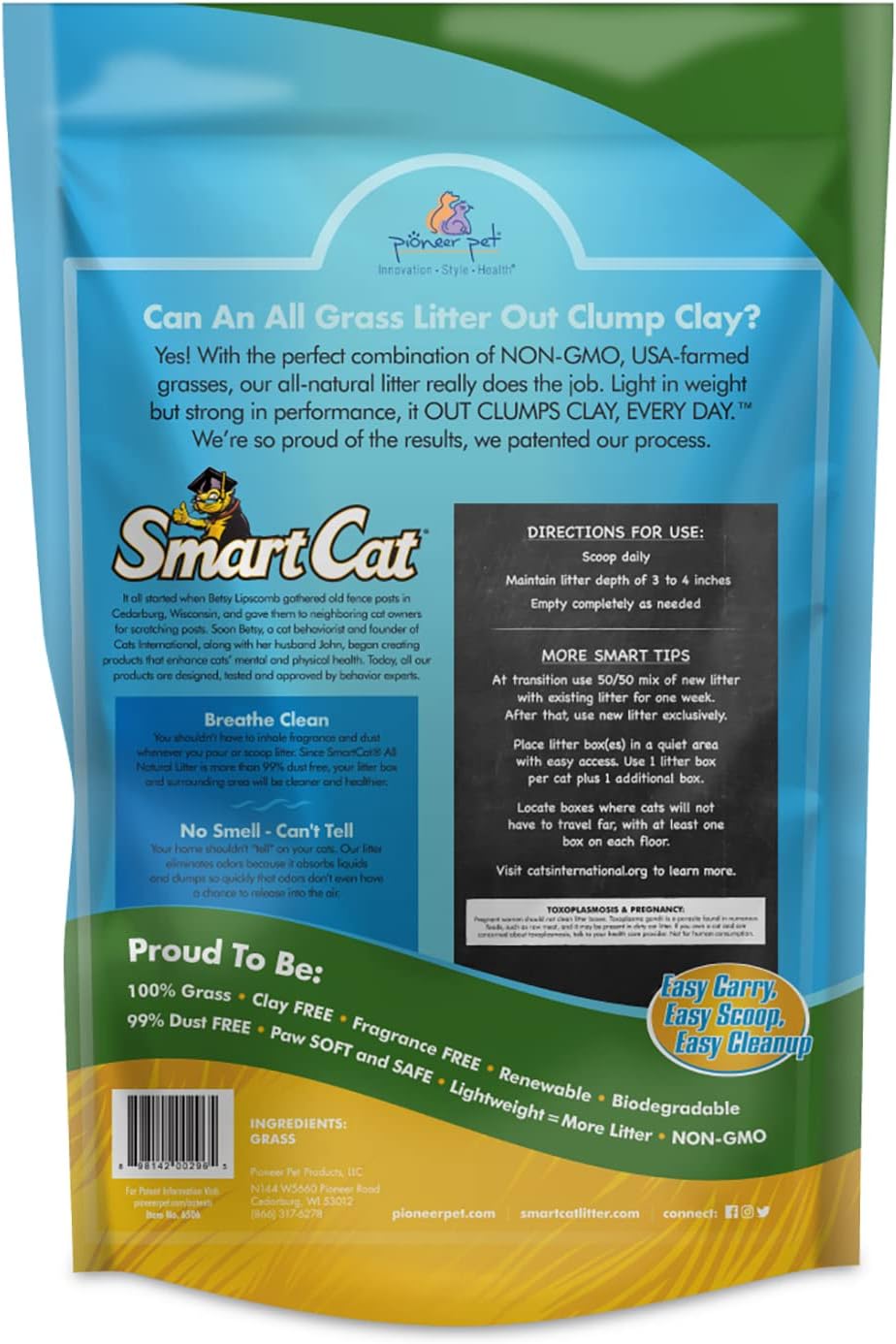 SmartCat dust free cat litter granules detail