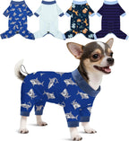 Glittme comfortable dog clothes package showing different color options.