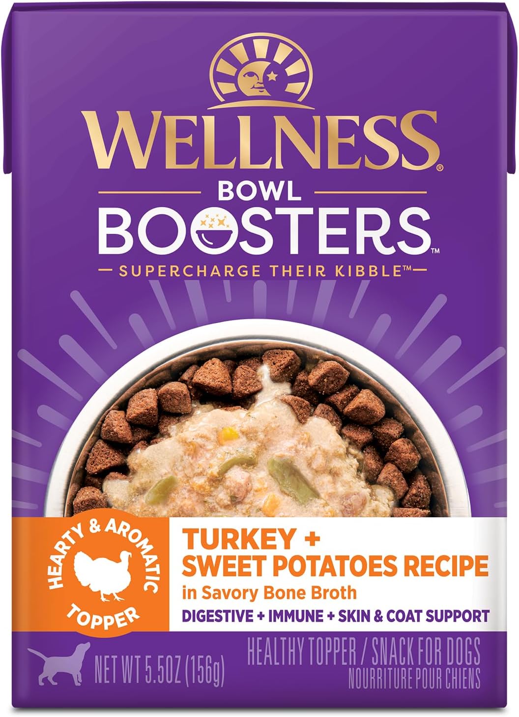 Wellness Bowl Boosters Simply Shreds Variety Pack Wet Dog Food Topper for Small, Medium, and Large Breeds, Grain Free, Natural, Chicken Recipes, 2.8 oz, Pack of 12 Pouches - Image 14