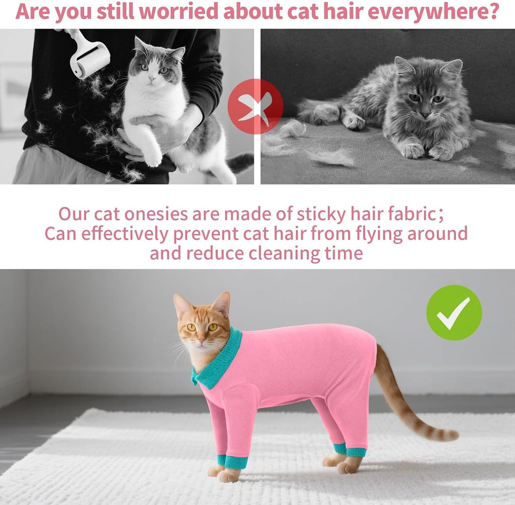 T'CHAQUE kitten recovery shirt comfortable fit demonstration