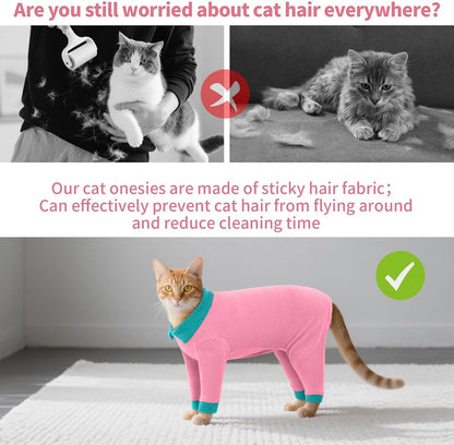 T'CHAQUE kitten recovery shirt comfortable fit demonstration