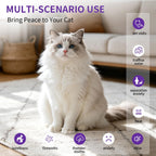 Cat Calming Diffuser Kit with 2 Diffusers & 4 Refills (48mL Each), Cat Pheromones Calming Diffuser for Cat Anxiety Relief, Stress Reduction & Behavior Support, 30-Day Refills, Suitable for All Cats - Image 2